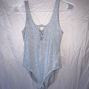 Gray H&M bodysuit